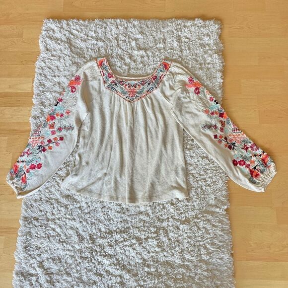 Soft Surroundings Mariella Embroidered Tunic Size PM. NWT - Picture 8 of 8